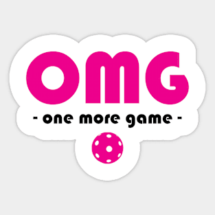 OMG! Pickleball Sticker